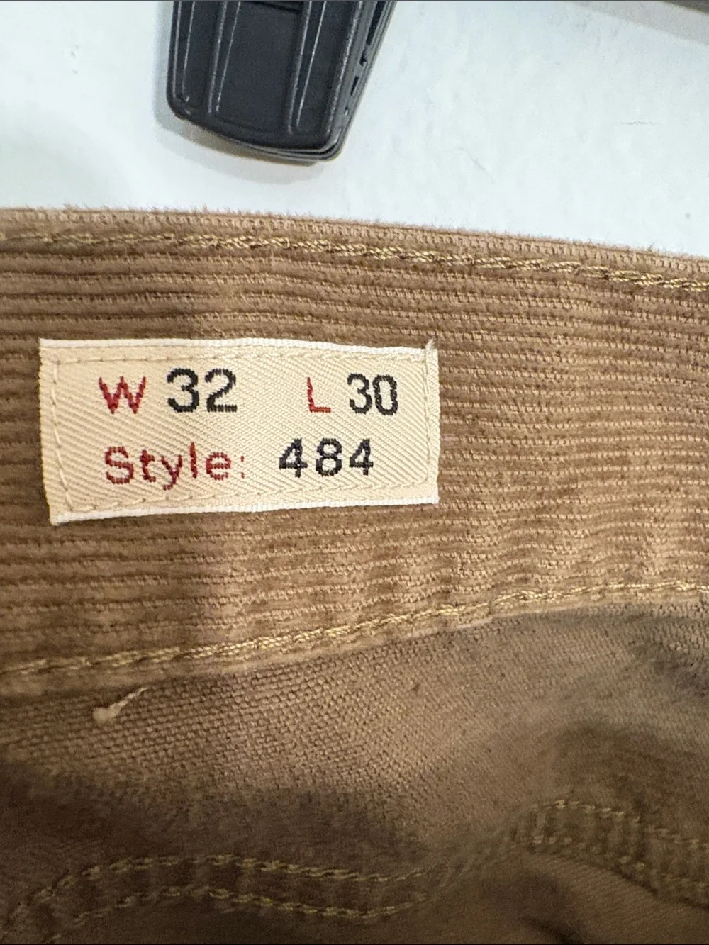 J. Crew Men’s Corduroy Pants in Caramel Brown